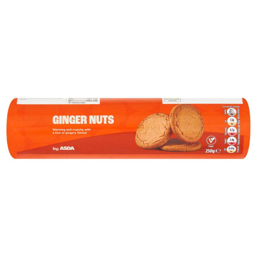 ASDA Ginger Nuts Biscuits (250g)