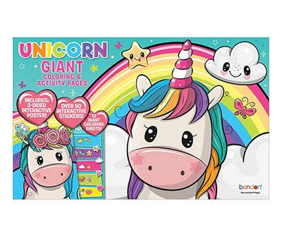 Unicorn Giant Coloring & Activity Pages