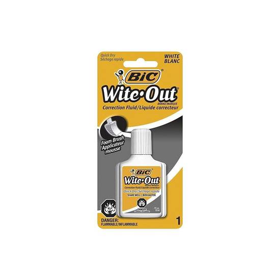 Bic Wite-Out Quik-Dry Correction Fluid