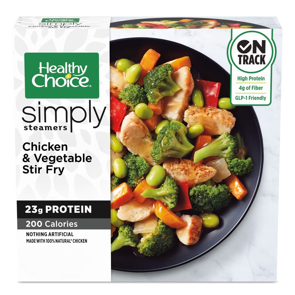 Healthy Choice Simply Steamers Meal Stir Fry, Chicken & Vegetable (9.25 oz)