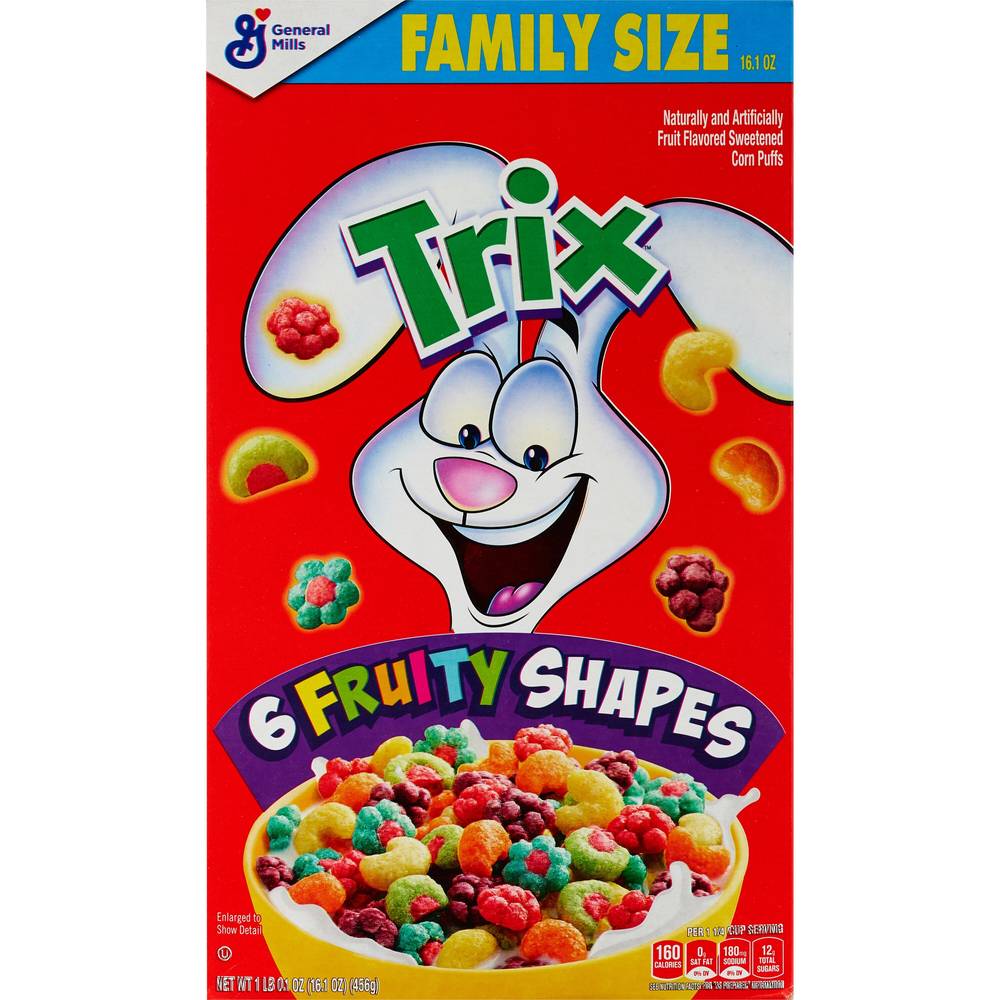 Trix Cereal Family Size, 18.4 Oz