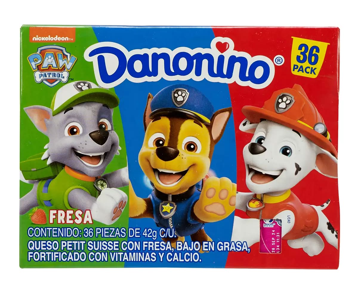 Danonino · Pack de yogurt de bluey, fresa (36 x 42 g)