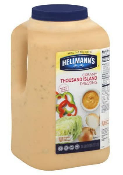 Hellmann's Classics Salad Dressing, Thousand Island (8.34 lbs)