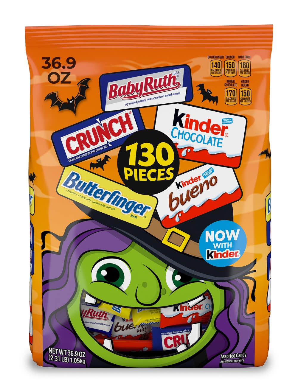 Butterfinger Assorted Candy Bag (36.9 oz, 130 ct)