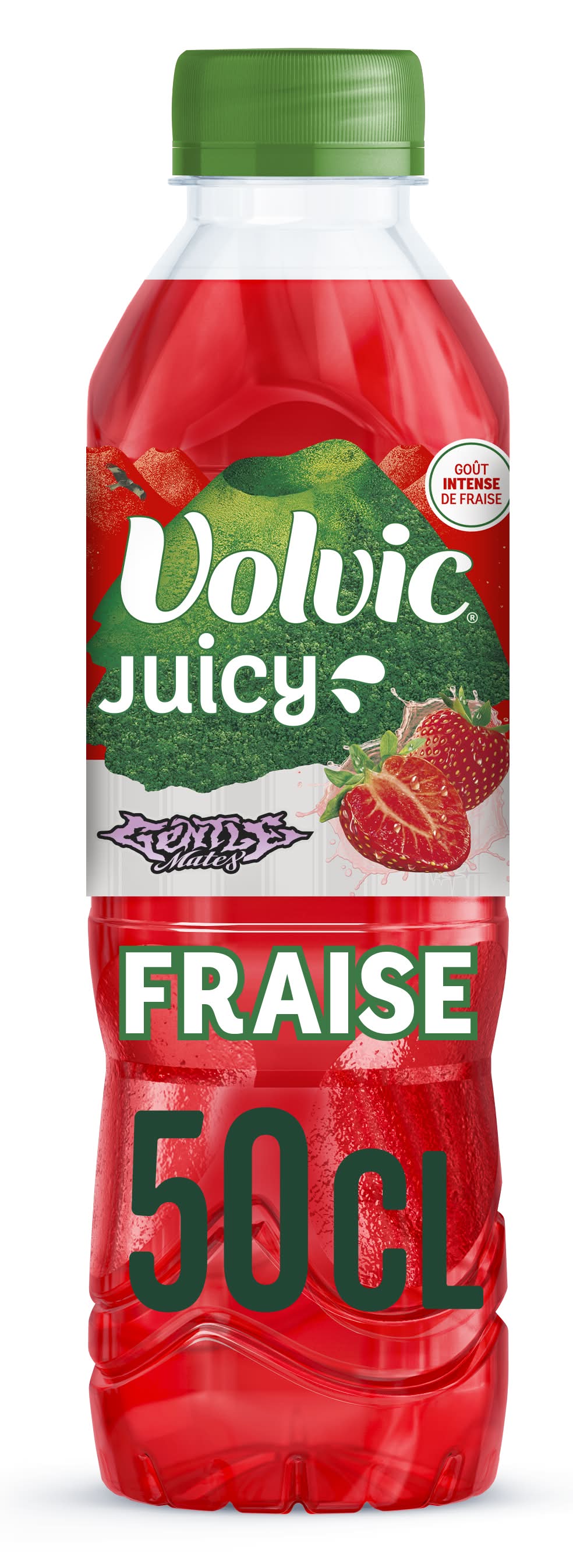 Volvic - Juicy eau aromatisée, fraise (500ml)