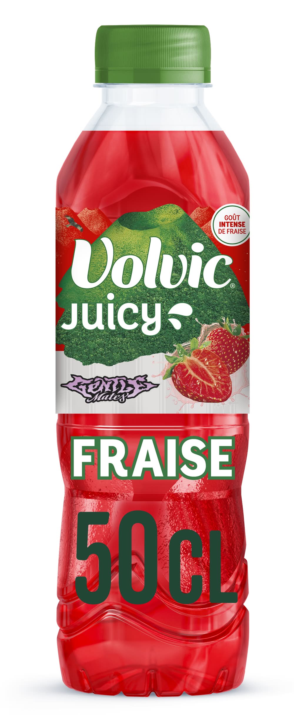 Volvic - Juicy eau aromatisée, fraise (500ml)