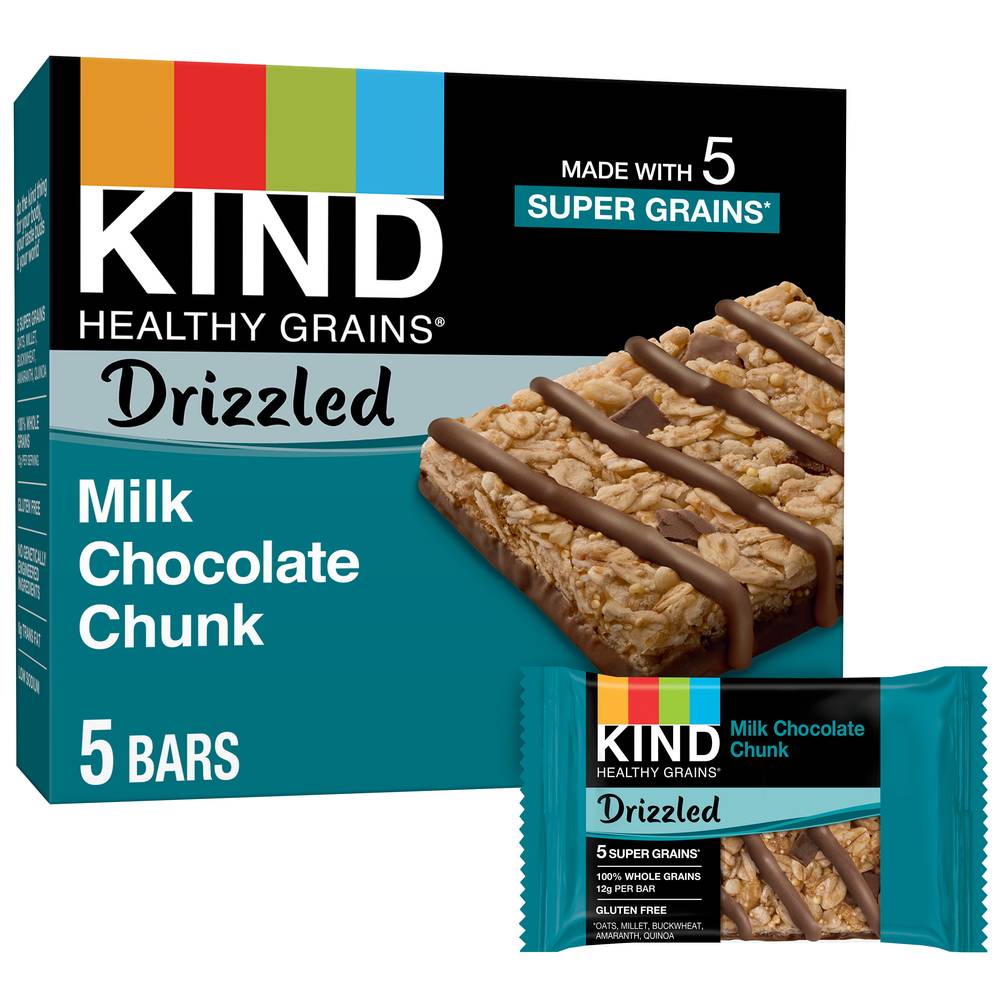 Kind Drizzled Milk Chocolate Chunk Granola Bars (5 ct)