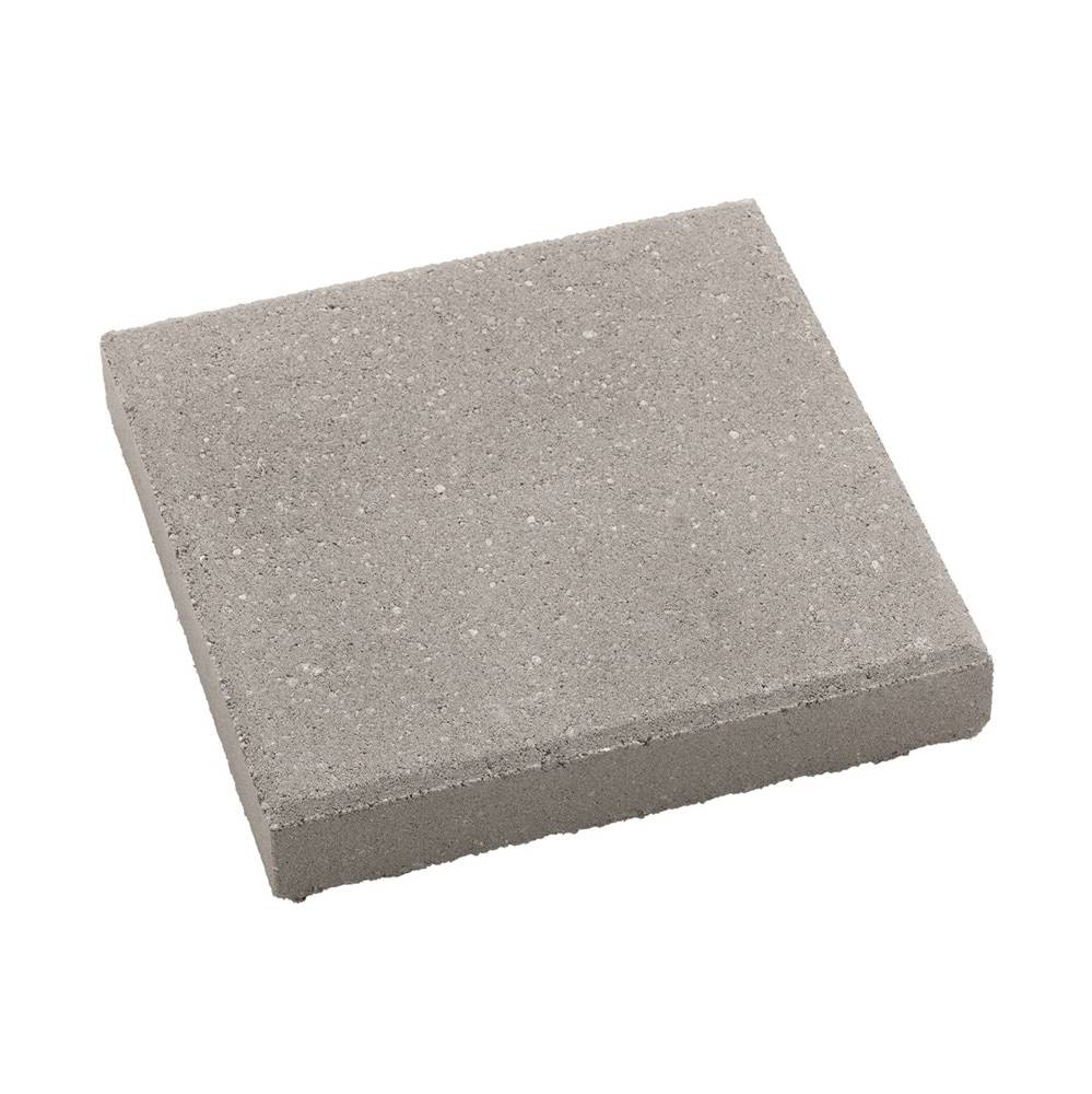 12-in L x 12-in W x 2-in H Square Gray Concrete Patio Stone | 104601999