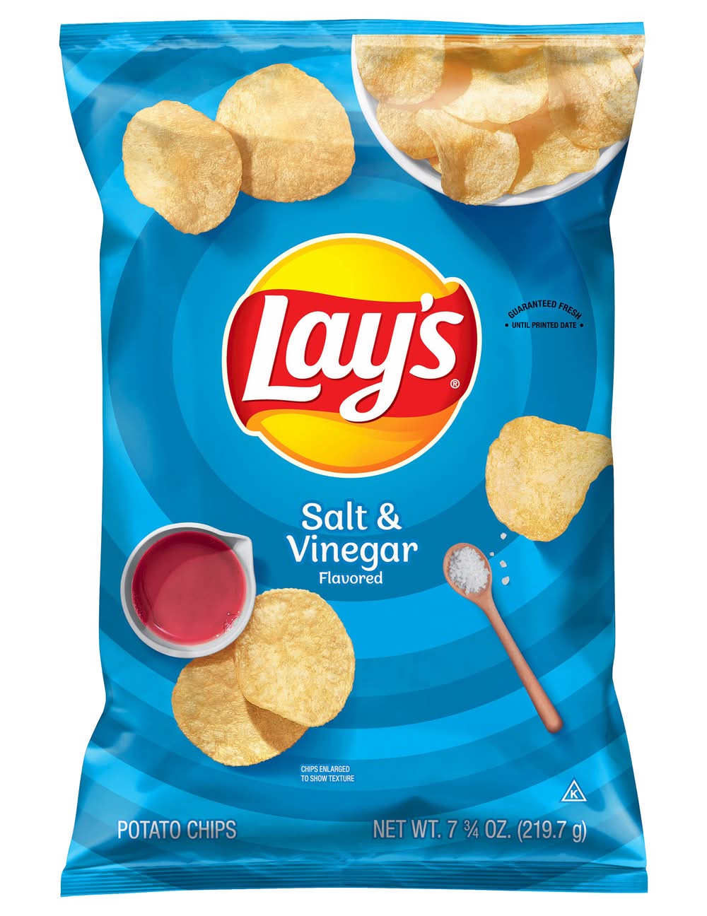 Lay's Potato Chips, Salt & Vinegar (7.75 oz)