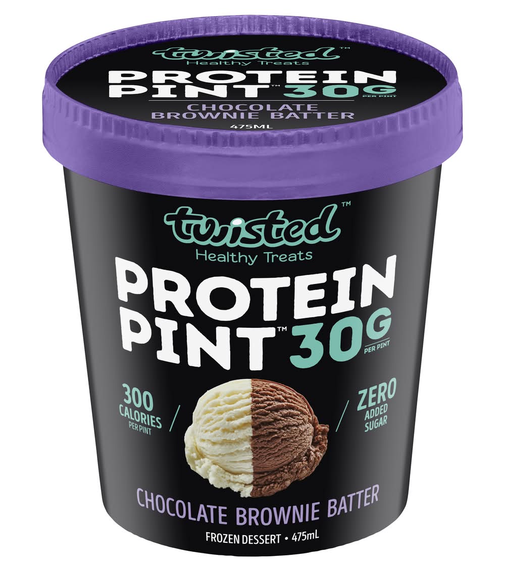 Twisted Protein Ice Cream, Chocolate Brownie Batter (475mL)