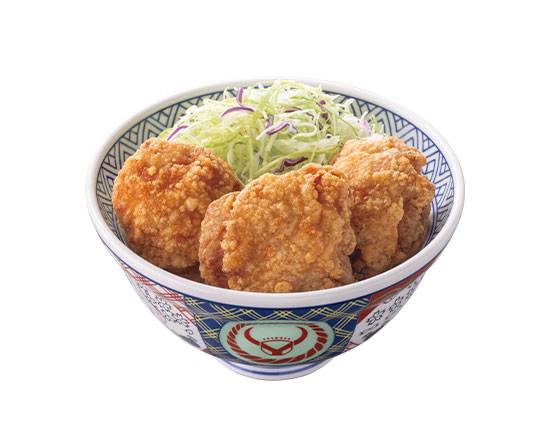 から揚げ丼Fried Chicken Bowl