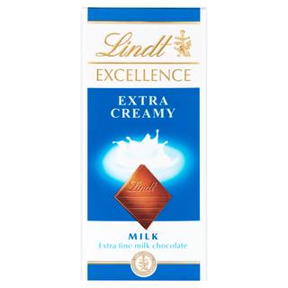 Lindt Excellence Milk Extra Creamy Chocolate Bar 100G