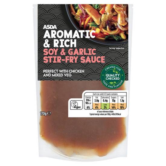 Asda Soy & Garlic Stir-Fry Sauce 170g