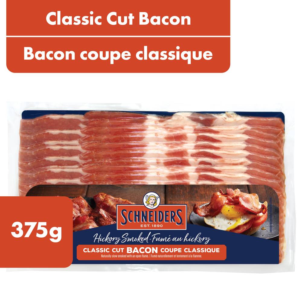 Schneiders Hickory Smoked Classic Cut Bacon (375 g)