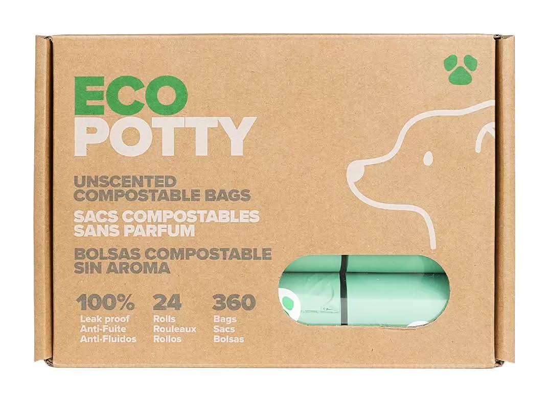 Eco Potty · Bolsa compostable, 9x13 in (360 un)