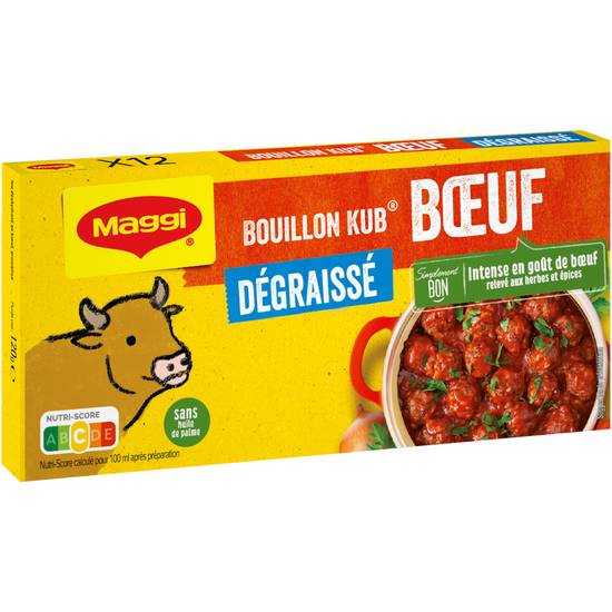 Maggi - Bouillon kub dégraissé (bœuf)