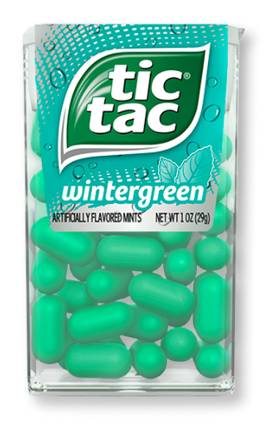 Tic Tac Artificially Flavored Mints Wintergreen 1 oz Box