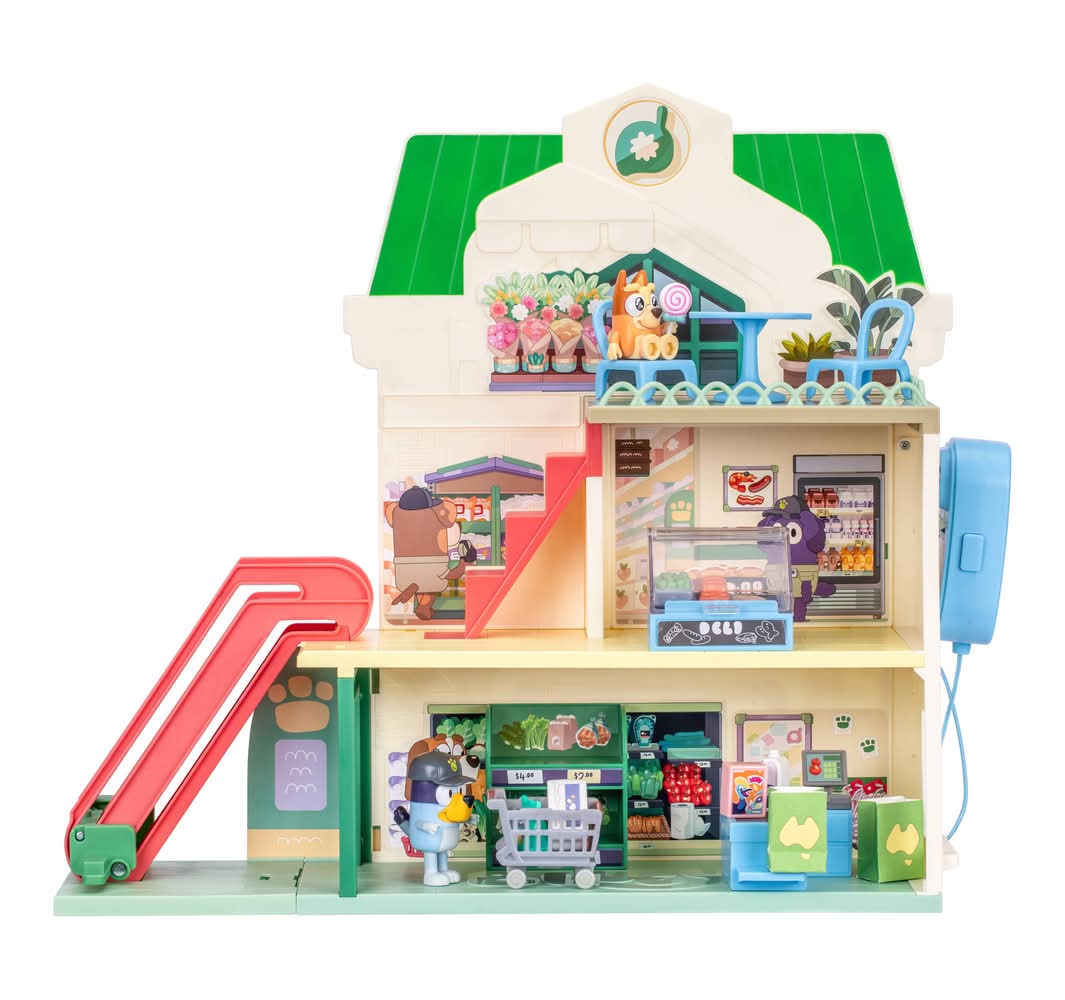 BLUEY Let's Play Chef Supermarket Playset 3+ Years (22 ct)