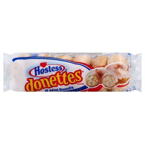 Hostess Donettes Glazed 6 Count 3.7 oz