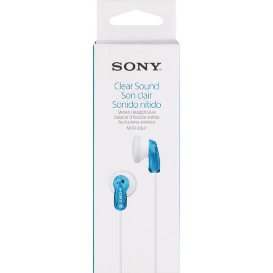 Sony Fashion Earbuds Stereo Headphones (blue- white)