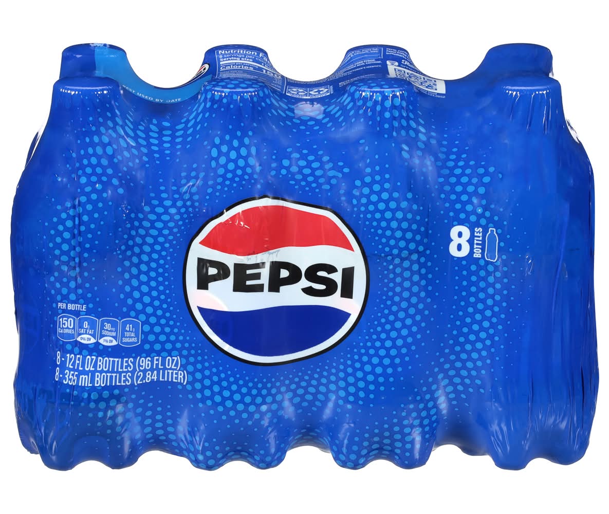 Pepsi Cola Soda (8 x 12 fl oz)