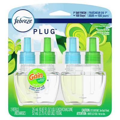 Febreze Odor Eliminating Fade Defy Plug Air Freshener Refill (gain original)