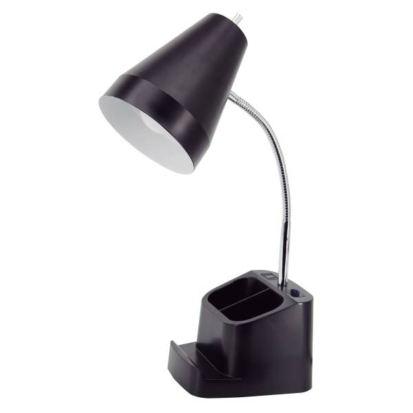 Realspace Lusina Led Organizer Desk Lamp With Usb