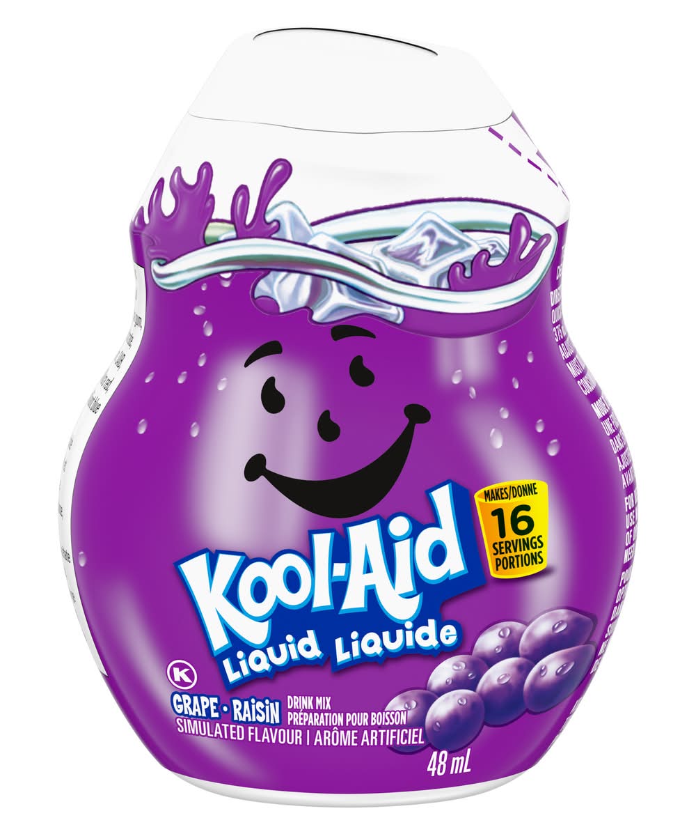 Kool-aid préparation pour boisson au raisin (48ml) - liquid grape (48 ml)
