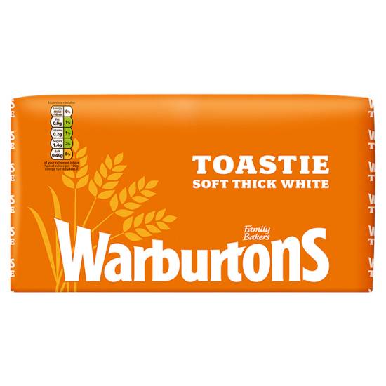 Warburtons Toastie Thick Sliced Soft White Bread
