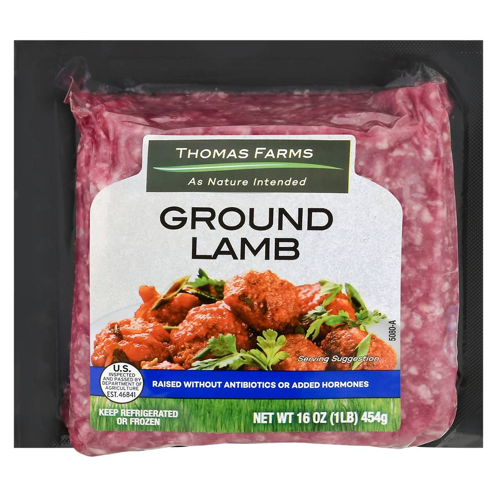 Thomas Farms Ground Lamb (1 lbs)