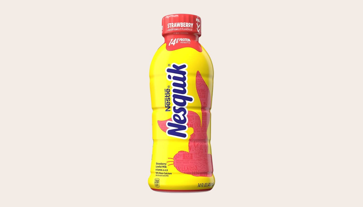 Nesquik Strawberry Milk 14oz