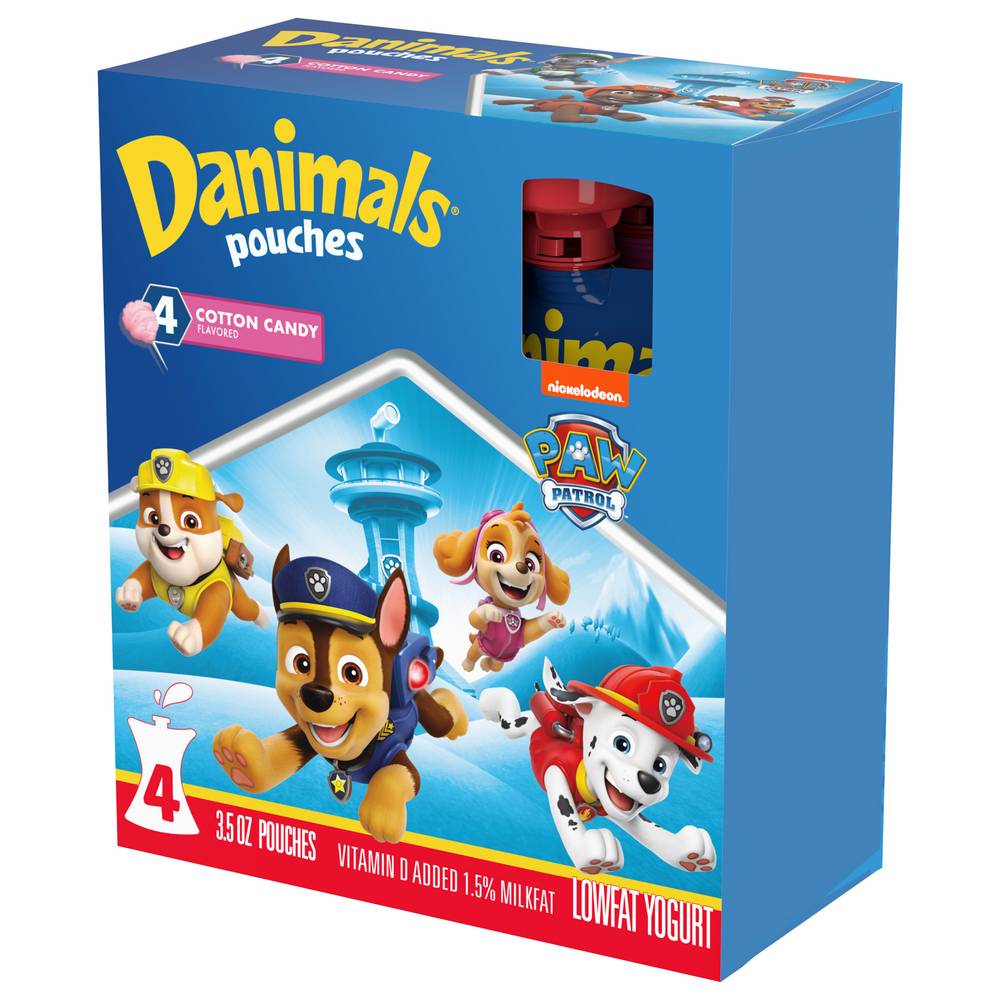 Danimals Paw Patrol Lowfat Pawfect Cotton Candy Lowfat Yogurt (14 oz)