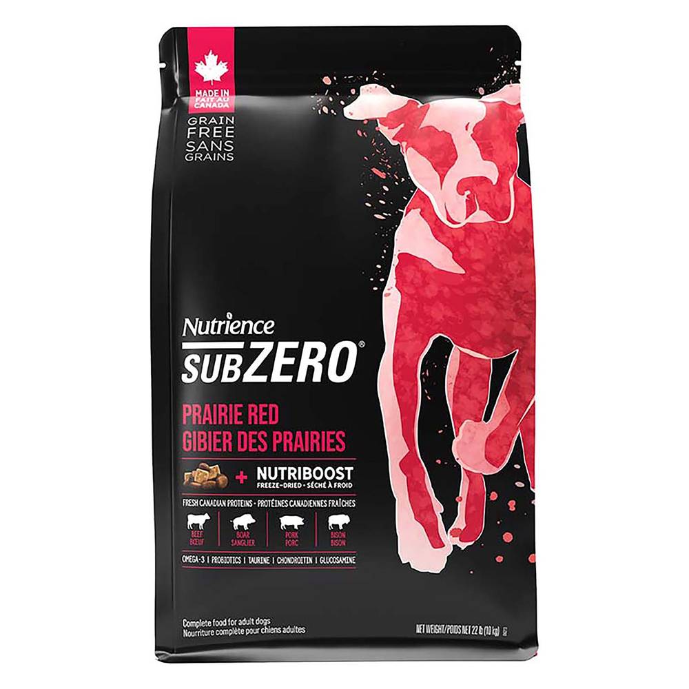 Nutrience SubZero Adult Dog Food - Grain Free, Prairie Red (Size: 10 Kg)
