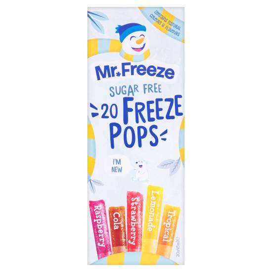 Mr. Freeze Assorted, Freeze Pops (20 pack)