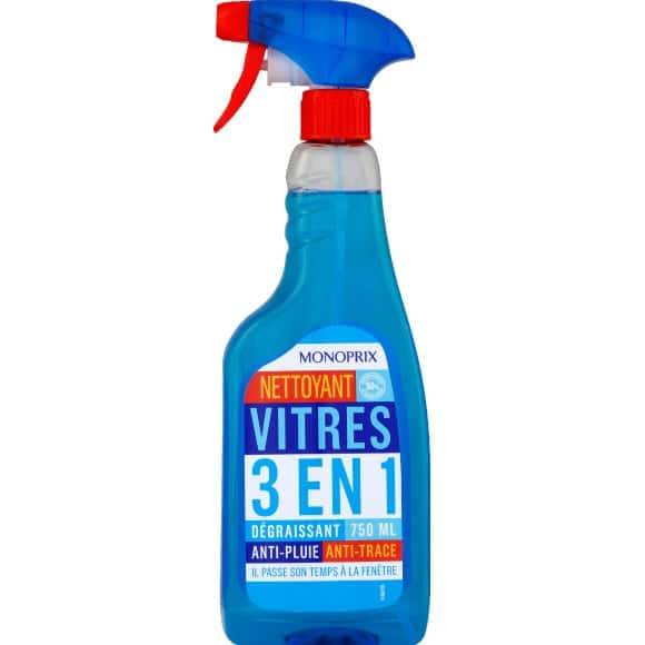 Monoprix Nettoyant Vitres 3 En 1 La Bouteille De 750Ml