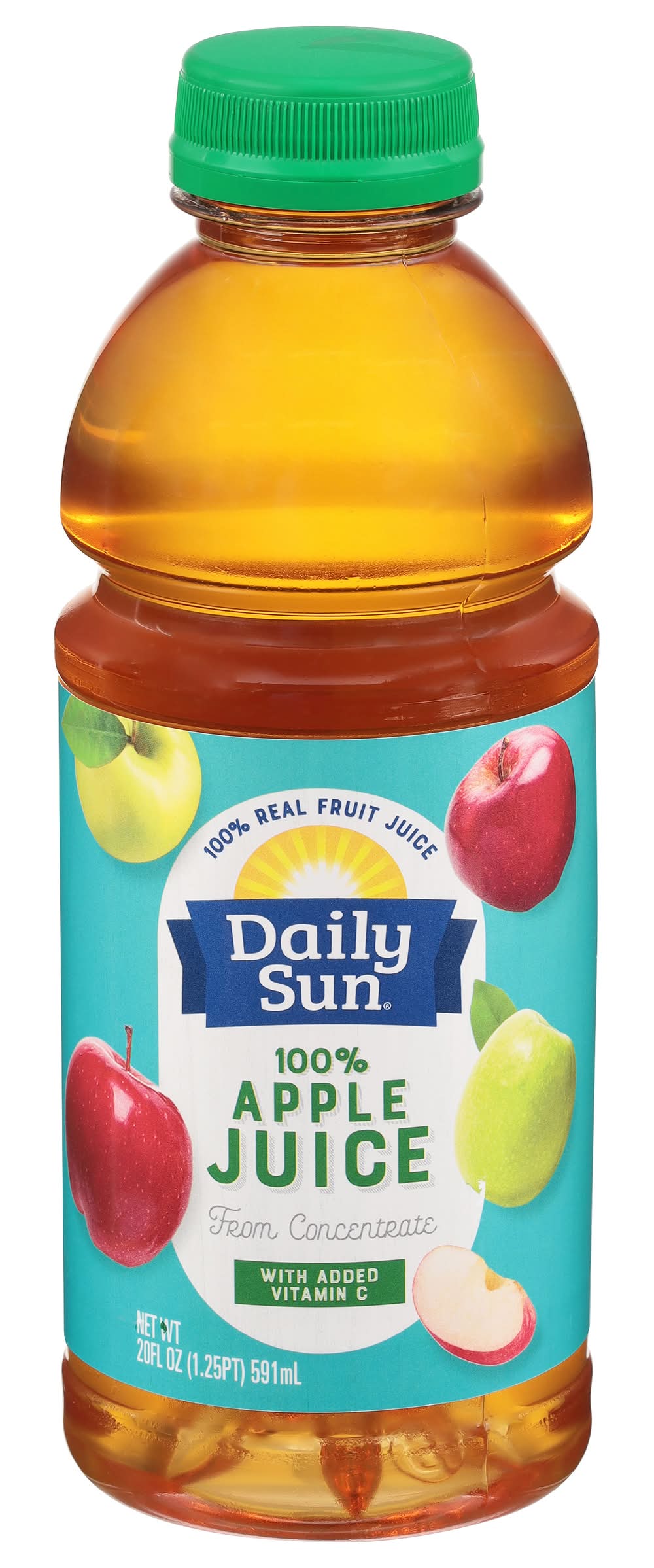 Daily Sun 100% Real Juice, Apple (20 fl oz)