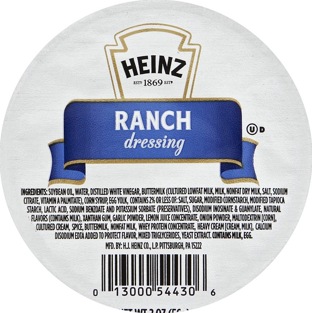 Heinz Dressing Cup, Ranch (2 oz)