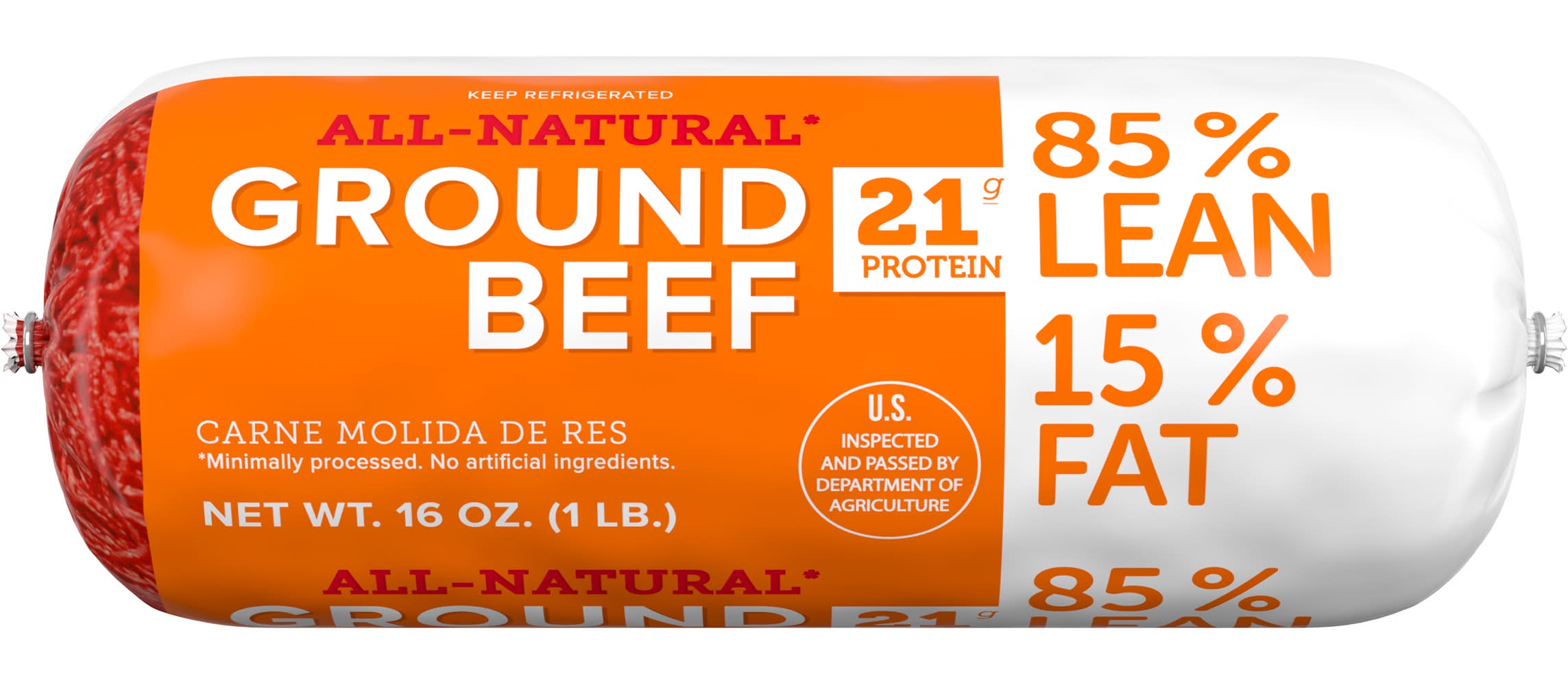 Tyson Foods All Natural Ground Beef (16 oz)