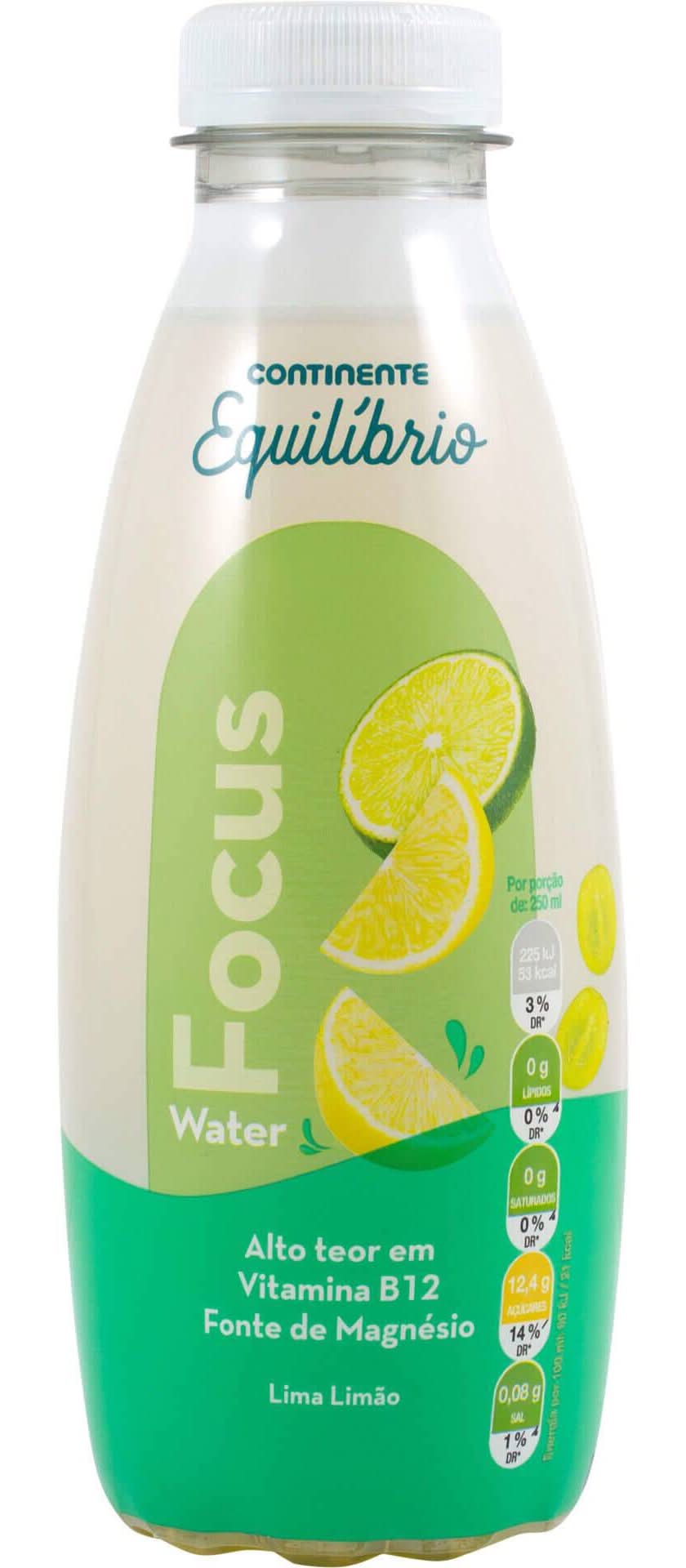 Água sem Gás Focus Lima Limão Continente Equilíbrio (emb. 500 ml)