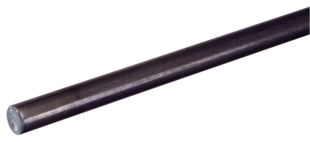 Hillman 1/2-in x 3-ft Plain Hot Rolled Steel Weldable Solid Round Rod | 11620