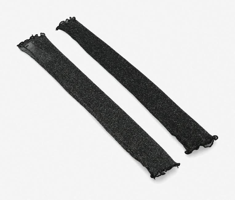 Opposite Set de Accesorios Mitones Brillos 2 Piezas negro talla única