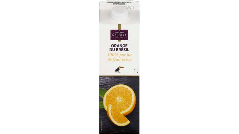 Monoprix - Gourmet 100% pur jus de fruit pressé (1 L) (orange)
