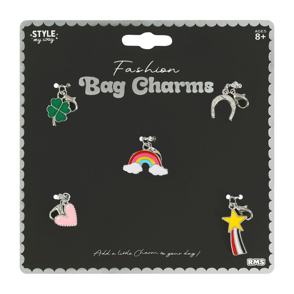 Fashion Bag Charms 5-Pack Lucky
