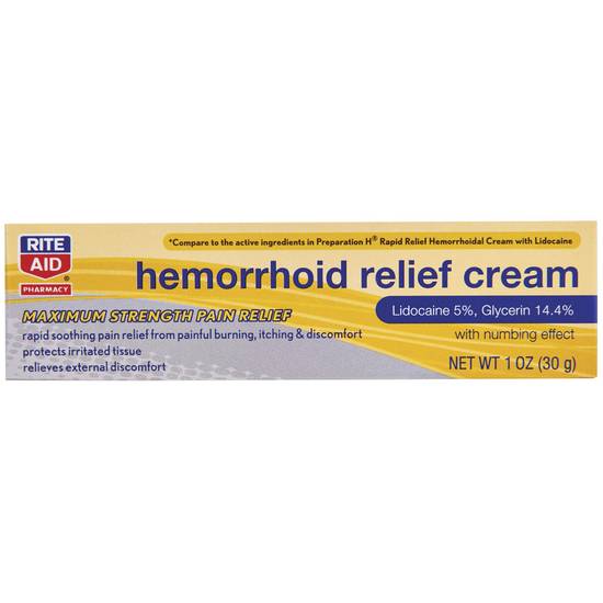 Rite Aid Pharmacy Hemorrhoid Cream