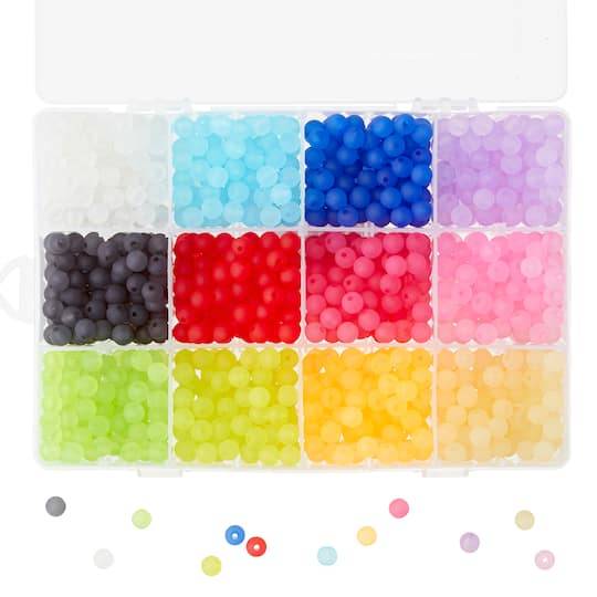 Bead Landing Matte Acrylic Craft Beads, Assorted