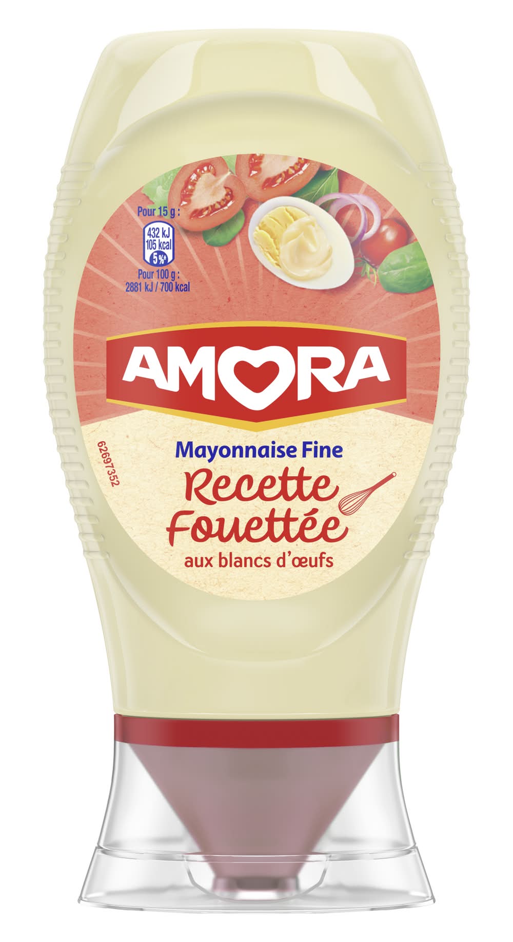 Amora - Mayonnaise fine recette fouettée (230g)