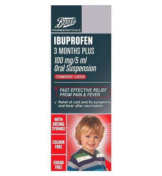 Boots Ibuprofen Oral Suspension (strawberry )