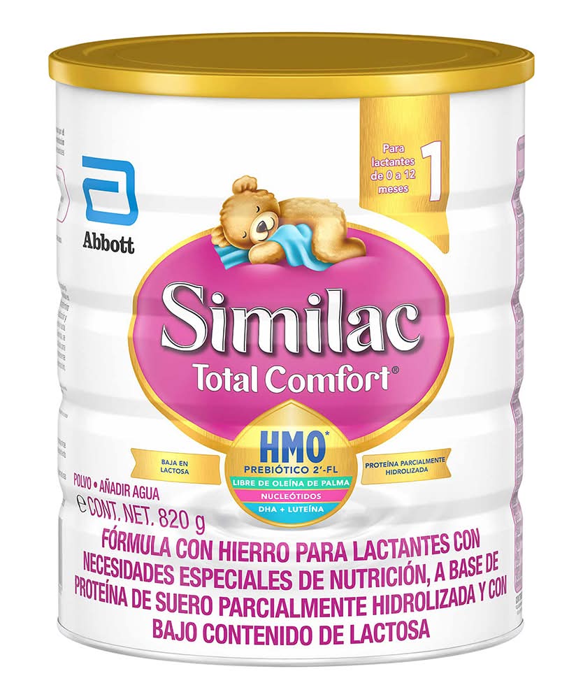 Similac · Total comfort fórmula con hierro para bebé, 0-12 Meses (820 g)