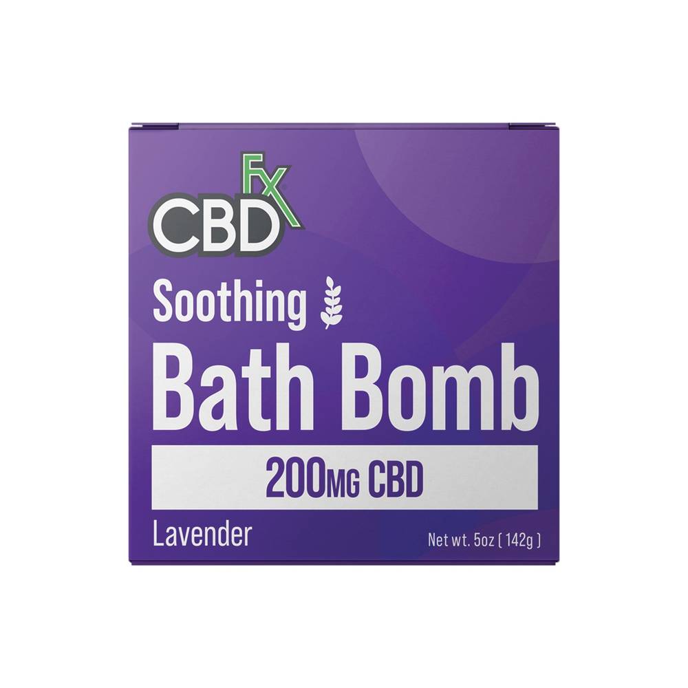 Cbd Fx Soothing Lavender Bath Bomb 5 Oz