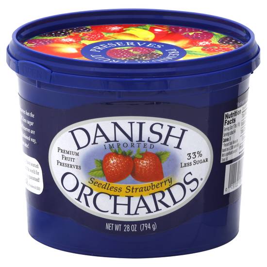 Danish Orchards Seedless Strawberry Preserves